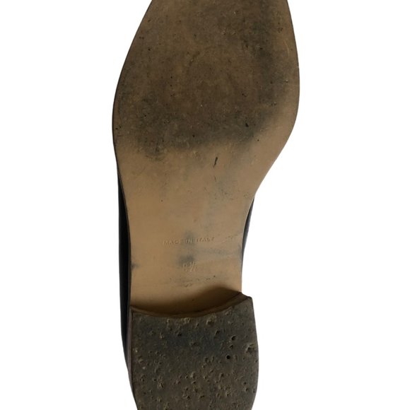 EVERLANE BLACK LEATHER MODERN LOAFERS SIZE 8.5 - Picture 7 of 8